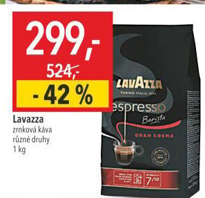 Zrnkové kávy Espresso Barista Lavazza