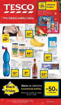 akční leták Tesco 23.11.2022-29.11.2022