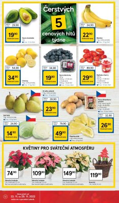 akční leták Tesco 23.11.2022-29.11.2022