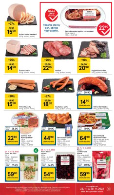 akční leták Tesco 23.11.2022-29.11.2022
