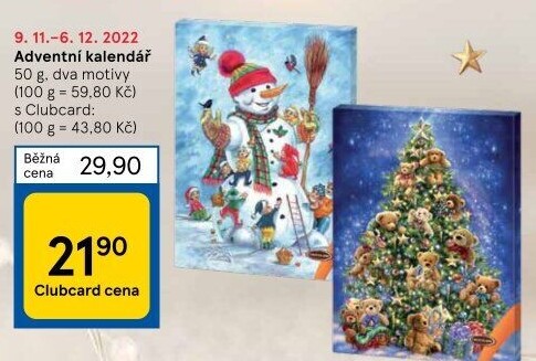 Adventní kalendář Chocoland