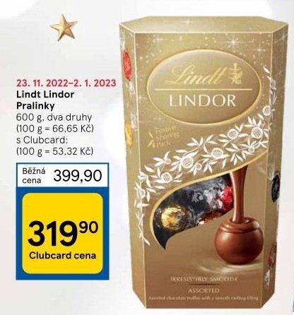Bonboniéra Pralinky Lindor Lindt