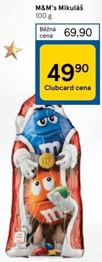Čokoládový Mikuláš M&amp