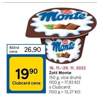 Dezert Monte Zott