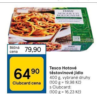 Hotová jídla Tesco