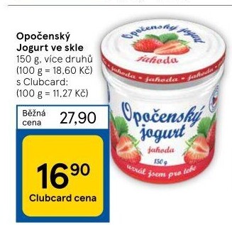 Jogurt ochucený Opočenský Bohemilk