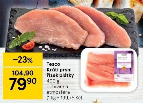 Krůtí prsní řízky Tesco