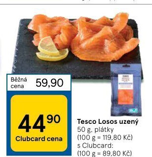 Losos uzený Tesco