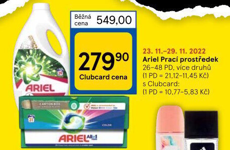Prací prostředky Ariel