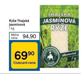 Rýže jasmínová thajská White Elephant