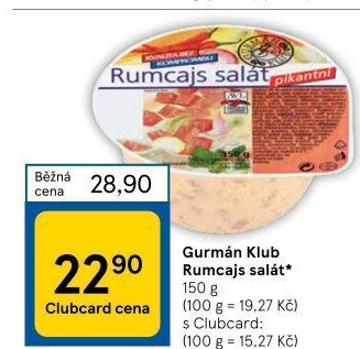 Salát Rumcajs Gurmán klub