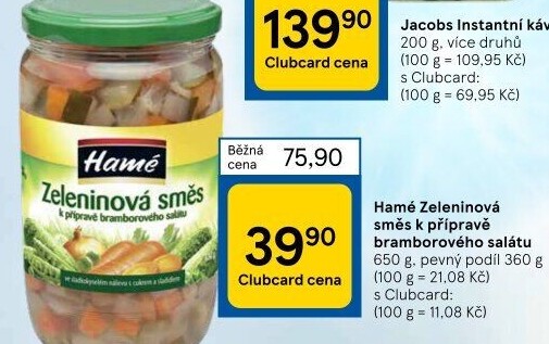 Směs do bramborového salátu Hamé