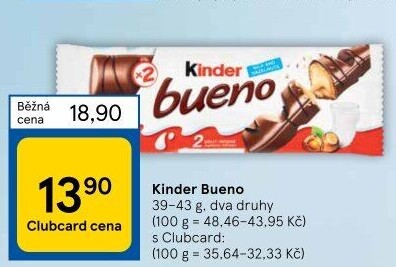 Tyčinka Bueno Kinder