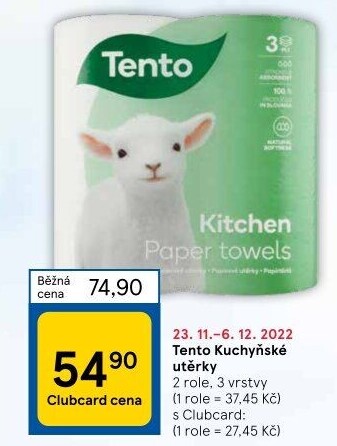 Utěrky kuchyňské 3vrstvé Tento