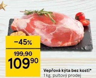 Vepřová kýta bez kosti