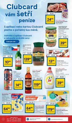akční leták Tesco 23.11.2022-29.11.2022