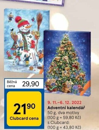 Adventní kalendář Chocoland