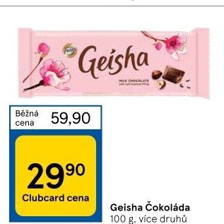 Čokoláda Geisha