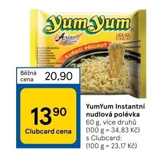 Instantní polévka YumYum