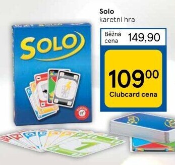 Karetní hra Solo Piatnik