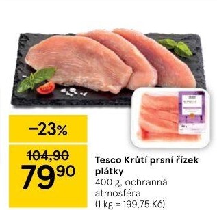 Krůtí prsní řízky Tesco