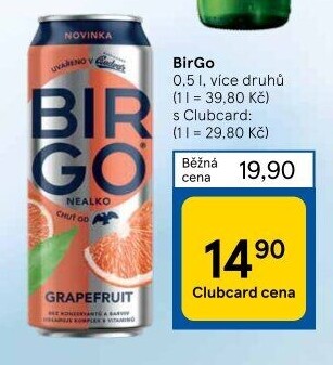 Nealkoholické pivo ochucené Birgo