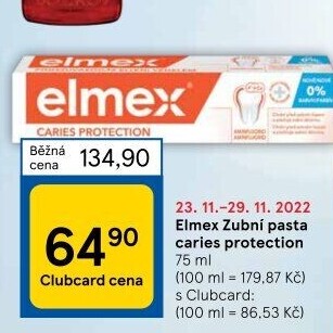 Pasta na zuby Caries Protection Elmex