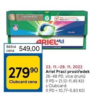 Prací prostředky Ariel