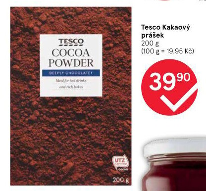 Prášek kakaový Tesco