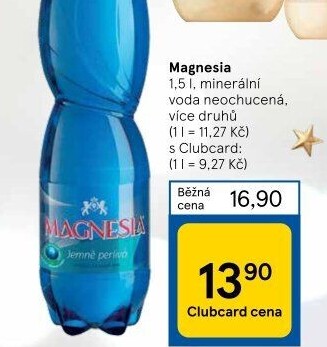 Přírodní voda Magnesia