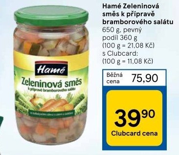 Směs do bramborového salátu Hamé