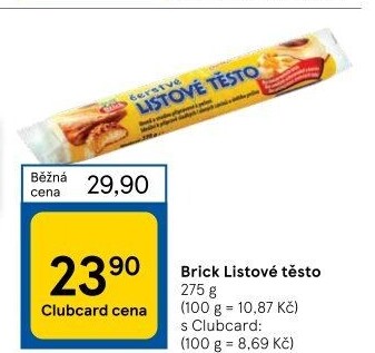 Těsto listové rozválené Brick