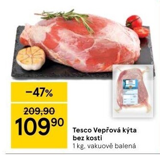 Vepřová kýta bez kosti Tesco