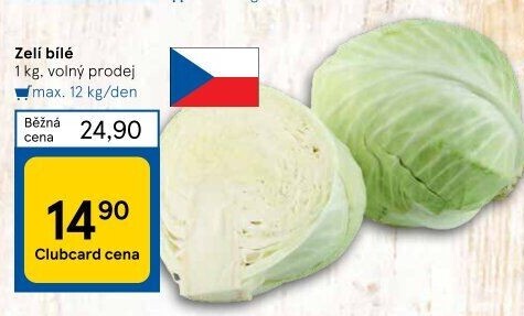 Zelí hlávkové bílé