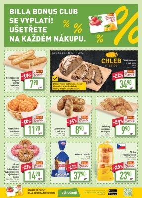 akční leták BILLA 23.11.2022-29.11.2022