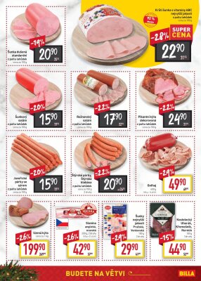 akční leták BILLA 23.11.2022-29.11.2022