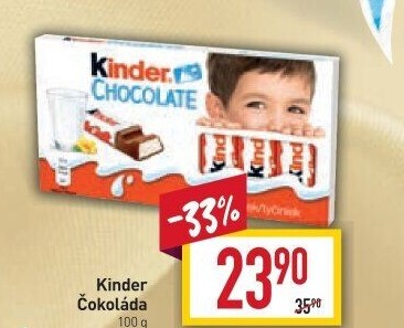 Čokoládky Kinder