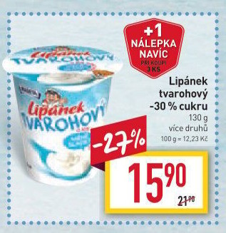 Dezert Lipánek tvarohový Madeta