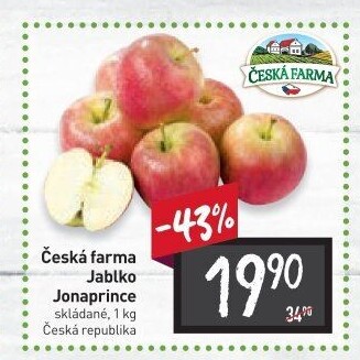 Jablka Jonaprince Česká Farma