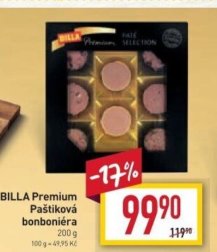 Paštiková bonboniéra Billa Premium