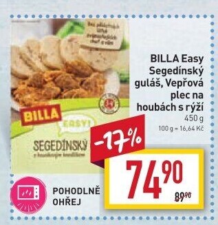 Segedínský guláš Easy Billa
