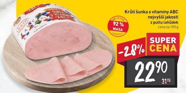 Šunka krůtí prsní s vitamíny ABC+ nejvyšší jakosti LE&amp