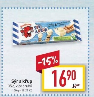 Sýr a křup Veselá kráva