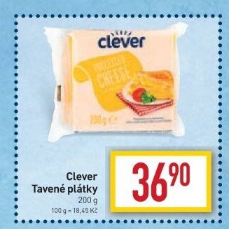 Sýr tavený plátky Clever