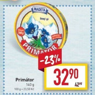 Sýr tavený Primátor Madeta