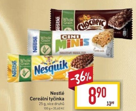 Tyčinka cereální Nestlé