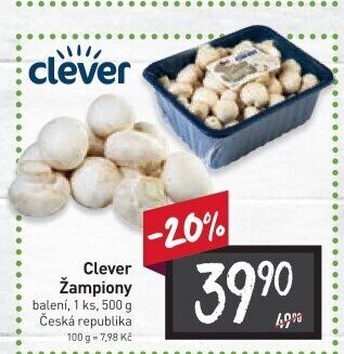 Žampiony Clever