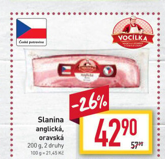Anglická slanina Vocílka