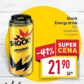 Energetický nápoj Big Shock