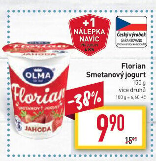 Jogurt smetanový Florian Olma
